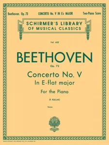 Beethoven Concerto No. 5 in Eb Emperor Op 73 2-piano score Piano NEW 050255810 - Picture 1 of 1