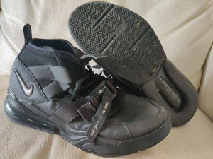 Nike Air Force 270 Utility shoes Mens Size 9 Black Silver zip strap AQ0572-002  - Picture 1 of 11