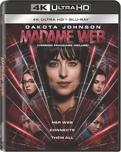 Madame Web (4k UHD/Blu-ray, Region A) Brand New Factory Sealed! NO SLIPCOVER - Picture 1 of 1