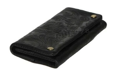 Tabakbeutel " Angelo " schwarz Drehertasche Tabaktasche Leder Feinschnittbeutel  - Bild 1 von 4