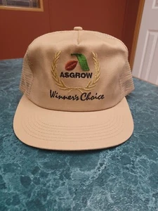 ASGROW Winners Choice Truckermütze. K Products USA Made Neu - Bild 1 von 7