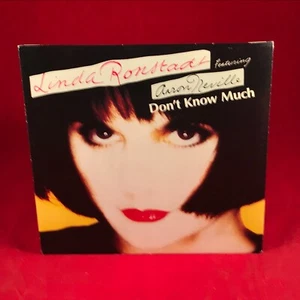 AARON NEVILLE LINDA RONSTADT Don't Know Much 1989 German 7" Vinyl Single 45 ~~~ - Picture 1 of 4