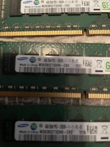 Lot 6 4gb Samsung M378B5273DH0-CK0 PC3-12800U 1600MHz DIMM RAM - Picture 1 of 2