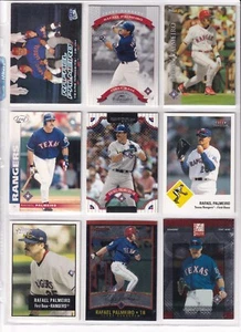 Rafael Palmeiro Texas Rangers 9 Karten Baseball Lot - Bild 1 von 2