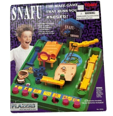 Snafu - Marble Maze Game (Tomy, 1991) | Complete (no Marble Or Instruc) / Works - Image 1 of 4