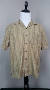 LL Bean Hawaiian print Outdoor Camping Short Sleeve Shirts Lot (2) Men Medium - Picture 1 of 10