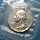 1962 WASHINGTON SILVER QUARTER PROOF IN CELLO ~ COMBINED SHIPPING (LOT A600)