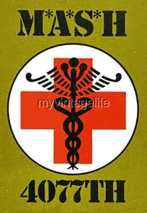 MASH 4077. 2" x 3" Kühlschrankmagnet Vintage ART M*A*S*H - Bild 1 von 3