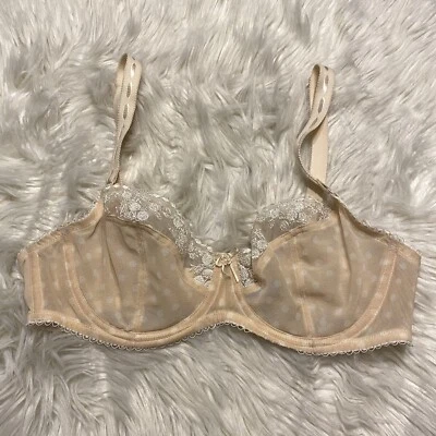 Sujetador Felina 36C Beige Lunares Dulce Venganza Sin Forro Cobertura Completa 115702 Foto 1 de 4