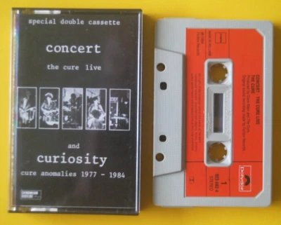 THE CURE *CONCERT & CURIOSITY* ORIGINAL HOLLAND CASSETTE 1984~NO BARCODE~41 Y.O. - Image 1 of 4