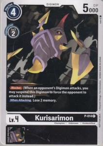KURISARIMON - PROMO - P-014 - TOURNAMENT PACK VOL.1 PACK - NEAR MINT - DIGIMON - Picture 1 of 1