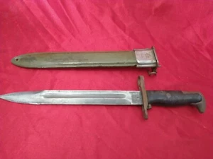 Original WW2 US M1 Garand Bayonet Utica Cutlery USGI - Picture 1 of 17