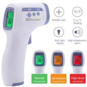 Temperature Gun Non-contact Digital Laser Infrared Thermometer LCD IR Temp Meter - Picture 1 of 20