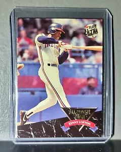 Tarjeta de béisbol Kenny Lofton Fleer Ultra 1992 #7 equipo todo novato - Imagen 1 de 2