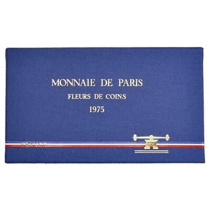 Francia Cofre UNC 1975 Sims - 9 monedas Francos - Moneda recién acuñada - - Imagen 1 de 6