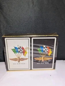VINTAGE SPIELKARTEN INDIANAPOLIS MOTOR SPEEDWAY 500 MEILEN RENNEN 2 DECKS, VERSIEGELT! - Bild 1 von 4