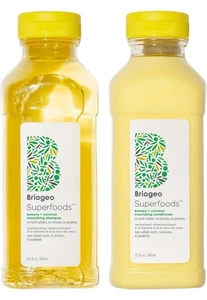 Briogeo Superfoods Banana + Coconut Hair Duo 12.5oz x2 – New - Picture 1 of 4