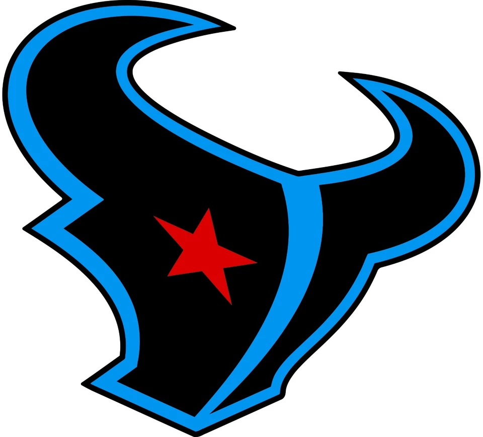 (NOT A PATCH) Houston Texans H Football HTV Heat Press Transfer Vinyl Iron On - Image 1 of 1