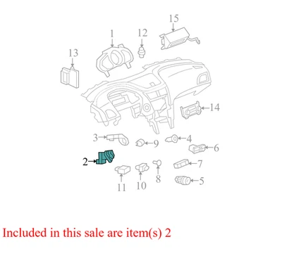 2006-2012 Chevrolet Malibu Ignition Switch Used 84663295 OEM - Image 1 of 4