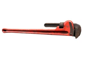 Vintage RIDGID 36" Pipe Wrench Heavy Duty Cast Iron Steel USA Great Condition - Picture 1 of 13