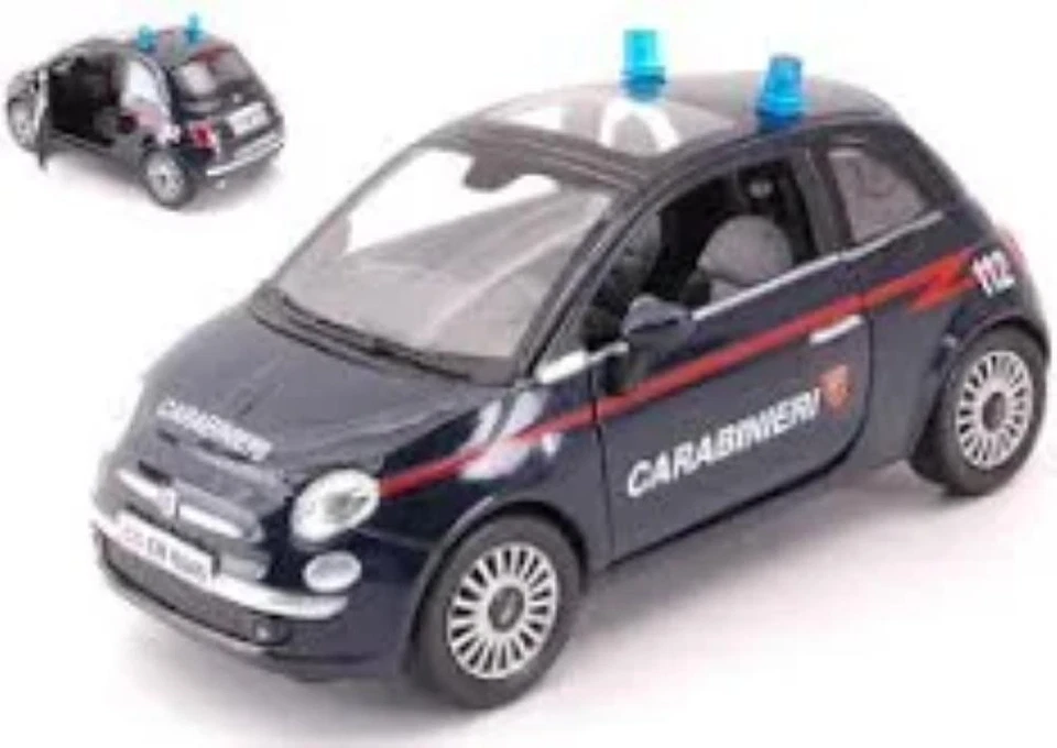 AUTO FIAT 500 CARABINIERI 1:24 - Immagine 1 di 3