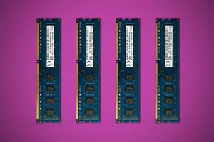 SK hynix 32GB KIt 4x 8GB DDR3L DIMM | 2Rx8 PC3 12800U | 11-13-B1 | 1600Mhz - Bild 1 von 4