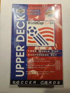 1994 Upper Deck World Cup Soccer 36 pack Factory Sealed Box - Picture 1 of 2