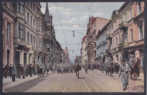 75133) AK Deutsche Wachtparade in Lodz Polen 1. Weltkrieg - Picture 1 of 2