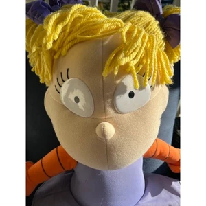 1997 Mattel Rugrats Angelica 24" Jumbo Plush Vintage Nickelodeon - Picture 1 of 4