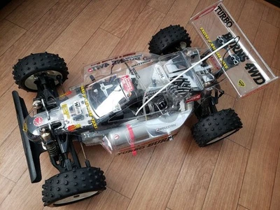 Kyosho Turbo Burns 1/8 Engine Buggy with OS MAX 21 RF Engine – Vintage RC - Image 1 of 4