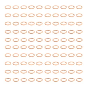 100Pack Oil Drain Plug Gasket Washer Repair For Mercedes-Benz 007603-014106 Part - Picture 1 of 3