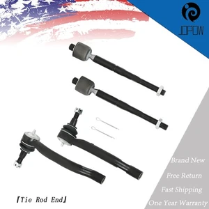 For Nissan Altima 2014 2015-2018 ES801197 4PCS Front Inner & Outer Tie Rod Ends - Picture 1 of 9