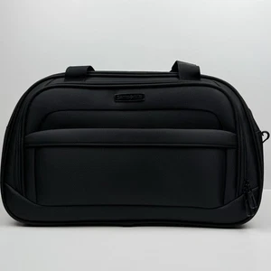 Samsonite Silhouette 18 Travel Duffel Carry On Weekender Black - Picture 1 of 22