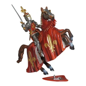 Schleich 70018 Lilienritter Fürst auf steigendem Pferd 2003 Ritter gebraucht - Bild 1 von 6