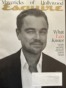 ESQUIRE Magazine (September 2025) Leonardo DICAPRIO - What Leo Knows - Imagen 1 de 1
