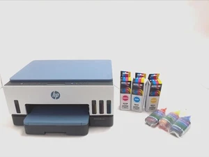 HP Smart Tank 7000 Series Printer Scanner Bundle + Sealed HP & Other Refill Inks - Picture 1 of 15