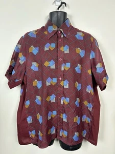 Members Only by Suave mens vintage party shirt large - Picture 1 of 9