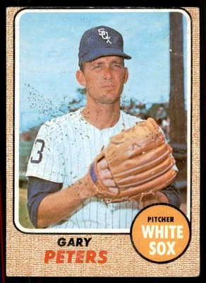 1968 Topps Gary Peters Chicago White Sox #210 en muy buen estado/excelente cera Foto 1 de 2