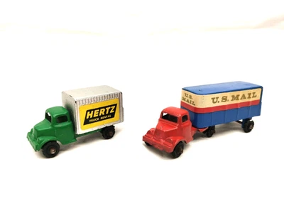 Camion vintage Barclay HERTZ e US MAIL, no playware! - Immagine 1 di 4