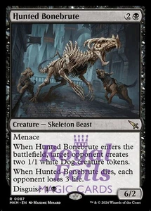 Hunted Bonebrute 2x FOIL MTG Murders at Karlov Manor MKM Rare MINT black - Picture 1 of 1