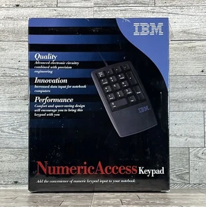 Vintage 2000 IBM 09N5546 Numeric Access Keypad USB Wired New Factory Sealed - Picture 1 of 14
