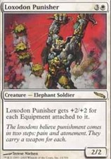 MTG magic cards 1x x1 Light Play, English Loxodon Punisher Mirrodin