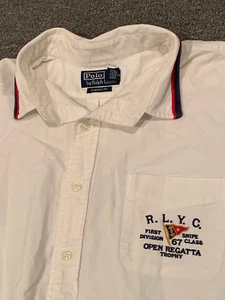 Polo Ralph Lauren Yacht Club Open Regatta Trophy Shirt XXL RLYC Snipe Sailing - Foto 1 di 7