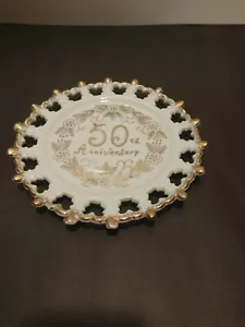 Vintage Norcrest 50th Anniversary Plate - Picture 1 of 3