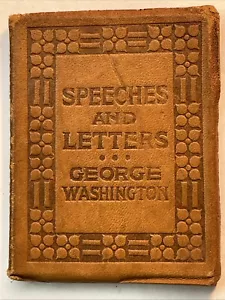 Kleine Lederbibliothek REDEN UND BRIEFE VON GEORGE WASHINGTON Echtleder - Bild 1 von 12