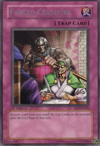 YU-GI-OH! TCG - Forced Ceasefire Ultimate Rare Card FET-EN060 (Konami) - Picture 1 of 1