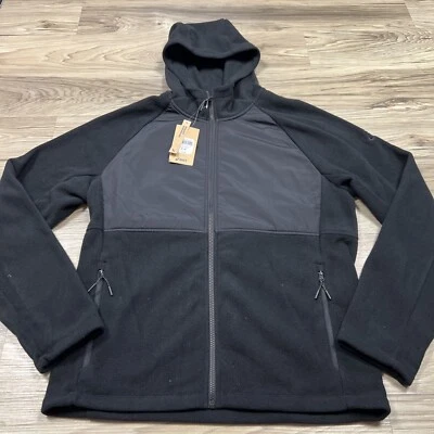 Chaqueta con Capucha Asics Negra Tejida Polar Cremallera Completa Corte Regular Para Hombre Mediana $75 Nueva con Etiquetas Foto 1 de 4