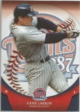 RARE Minnesota Twins 1987 Anniversary Upper Deck (2007) GENE LARKIN - #8