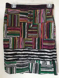 Anthropologie Odille Multi-Colored Conduroy Skirt Size 2 - Picture 1 of 6