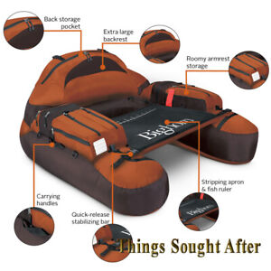 Bighorn Float Tube for Fly Fishing Personal Belly Boat Inflatable River Pontoon